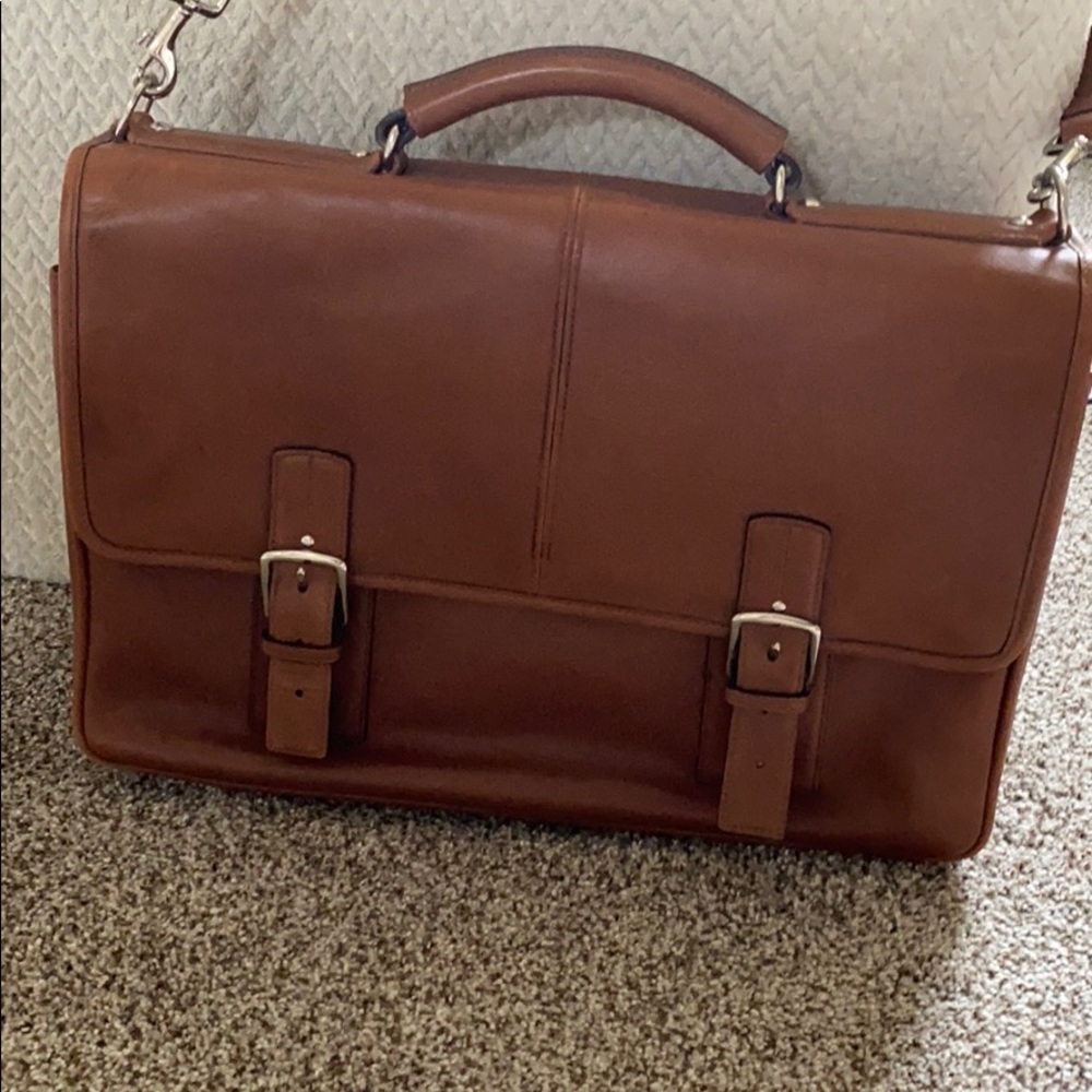Genuinely Coach Leather Briefcase